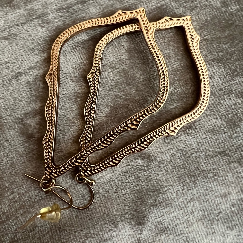 Kendra Scott Sofia Rose Gold Earrings - image 2